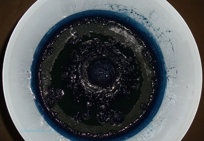 Atelier Indigo – cuve indigo et sa fleurée